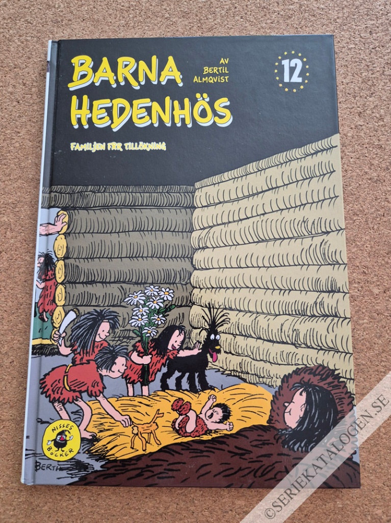 Framsida på Barna Hedenhös #12 - Familjen får tillökning (2012)