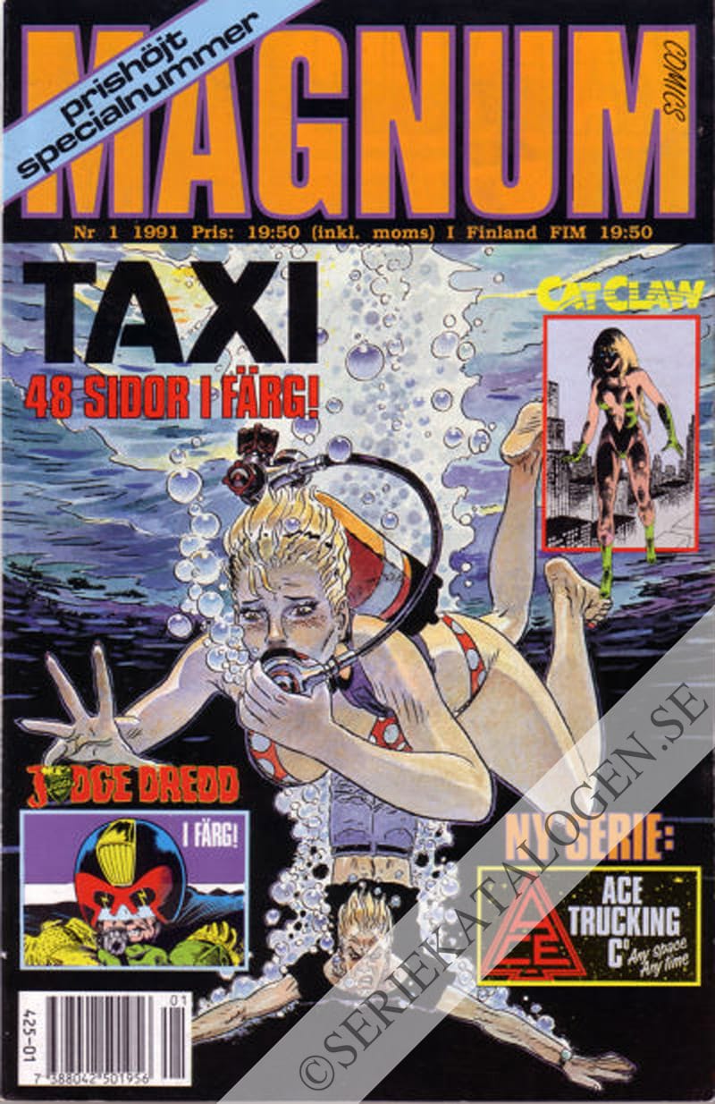 Framsida på Magnum comics #1 (1991)