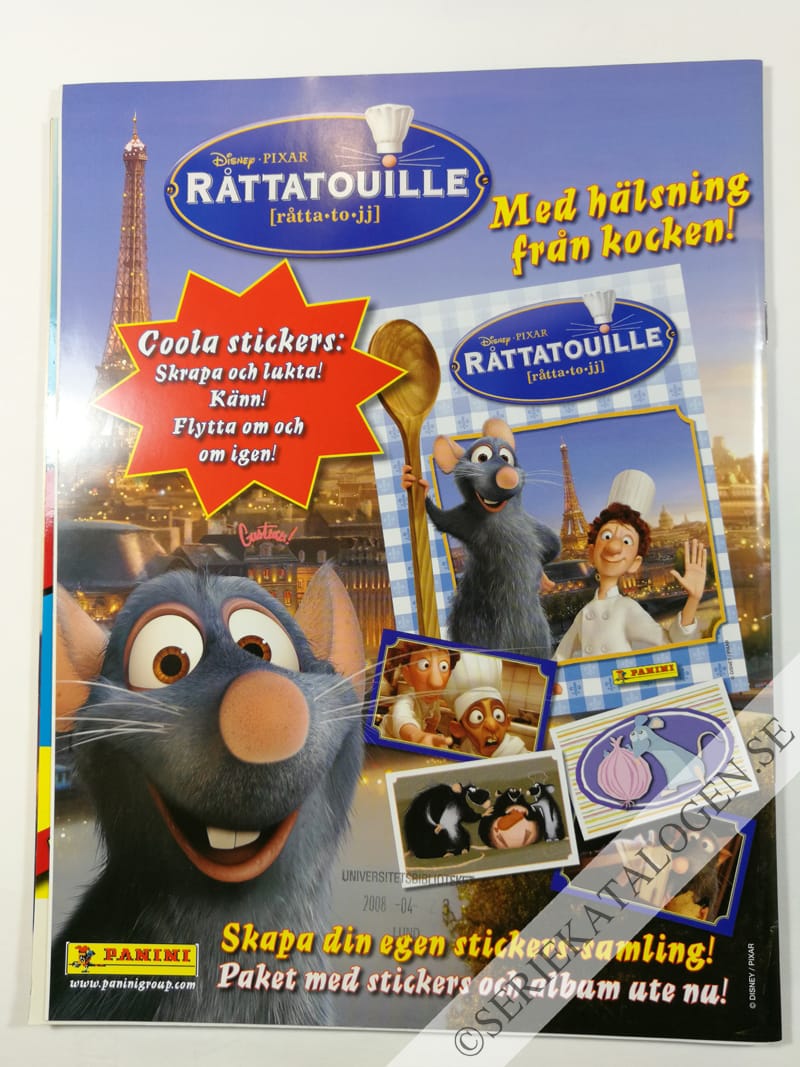 Baksida på Råttatouille (2007)