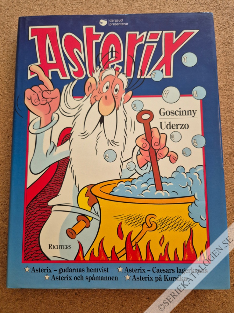 Framsida på Asterix #5 (1987)