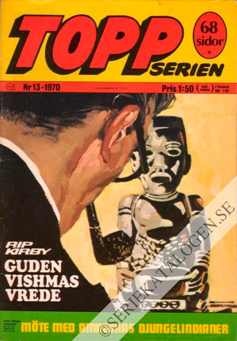 Framsida på Toppserien #13 (1970)