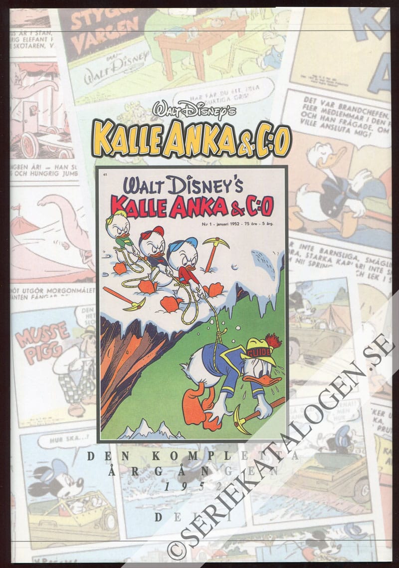 Framsida på Kalle Anka & C:o - den kompletta årgången 1952 del 1 (2001)