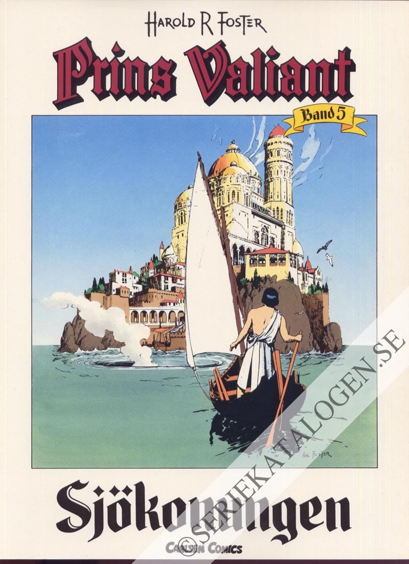 Framsida på Prins Valiant Sjökonungen (1992)