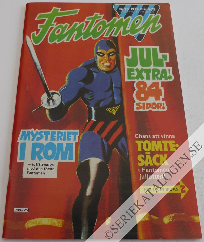 Framsida på Fantomen #25 (1977)