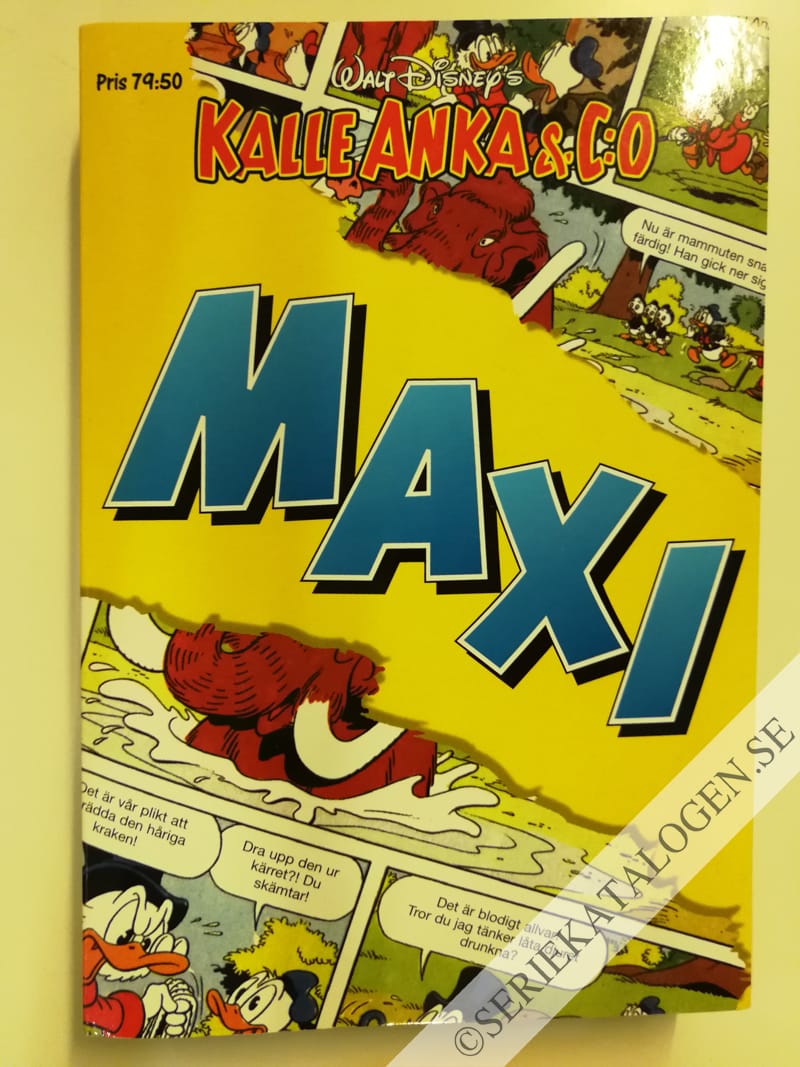 Framsida på Kalle Anka & C:o maxi # (2001)