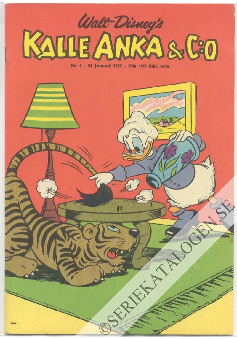 Framsida på Kalle Anka & C:o #4 (1967)