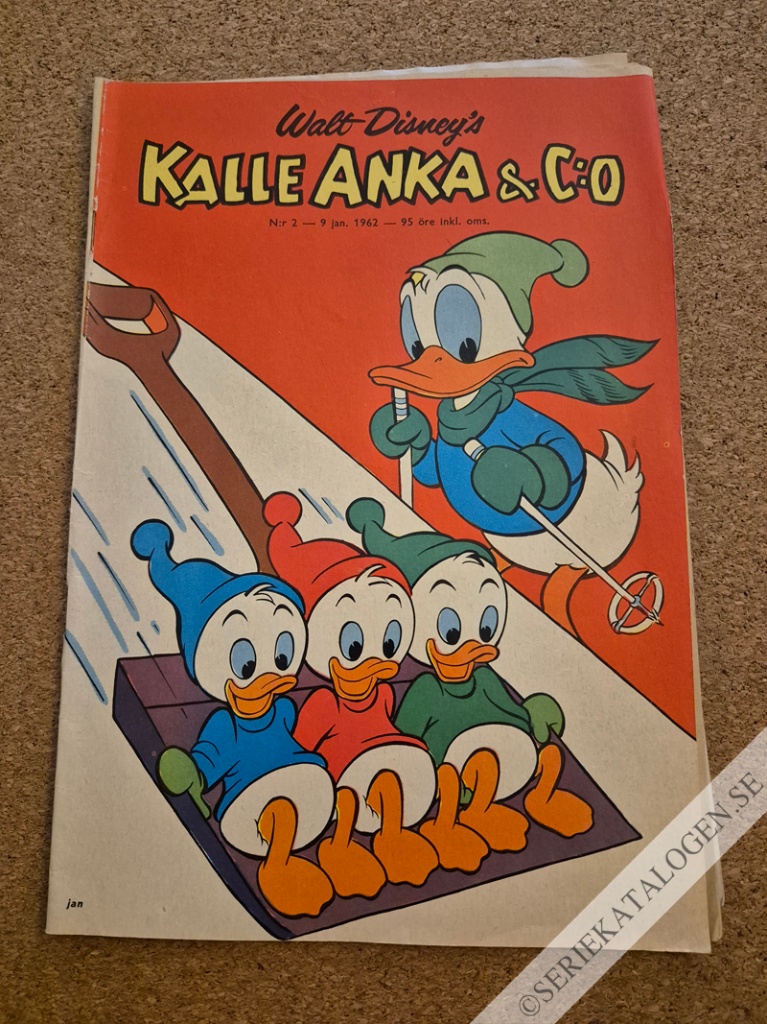 Framsida på Kalle Anka & C:o #2 (1962)