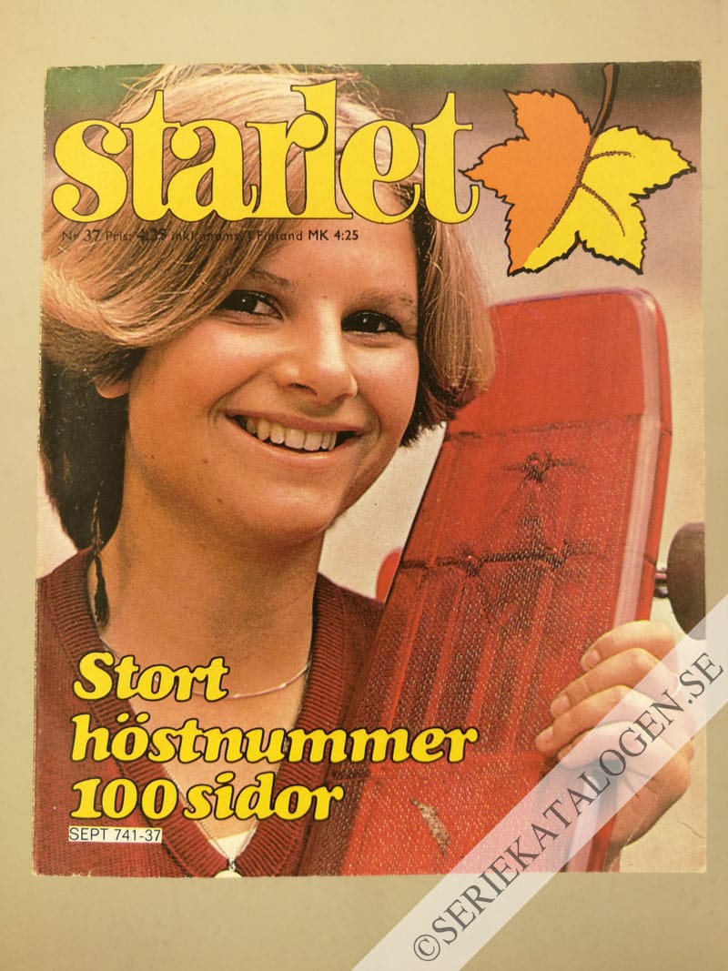 Framsida på Starlet #37 (1978)