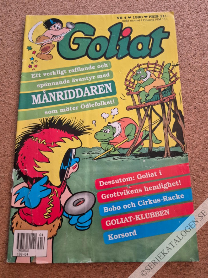 Framsida på Goliat #4 (1990)