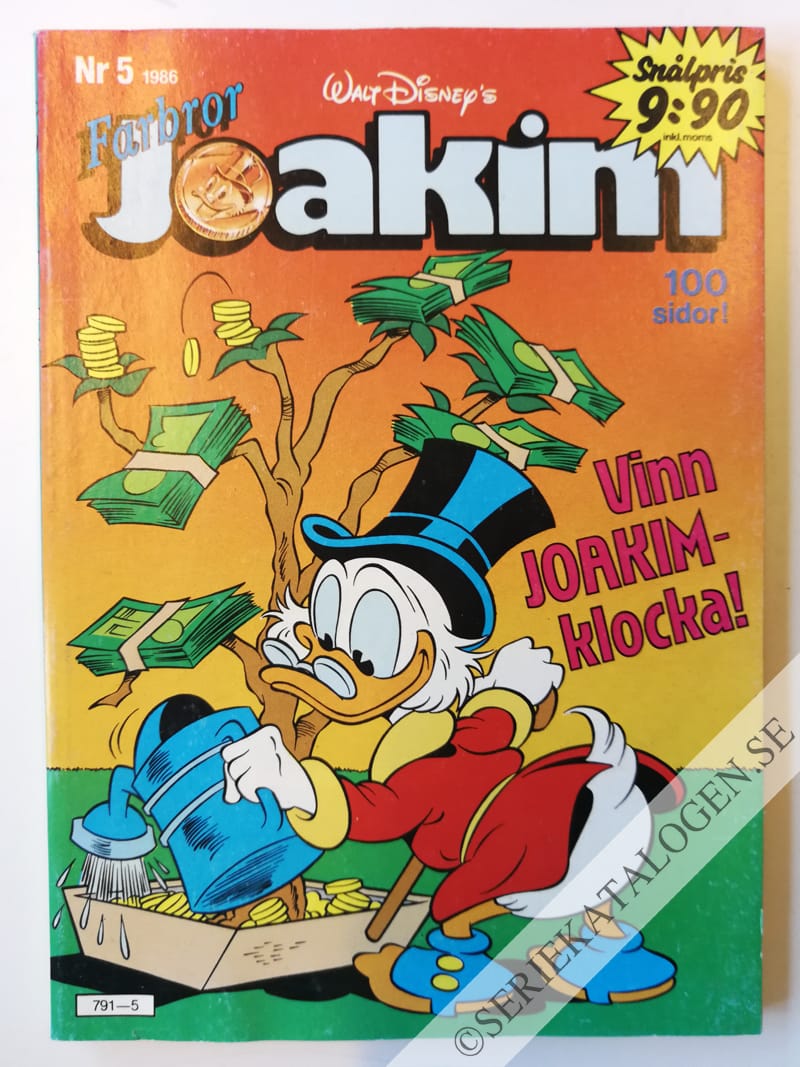 Framsida på Joakim #5 (1986)