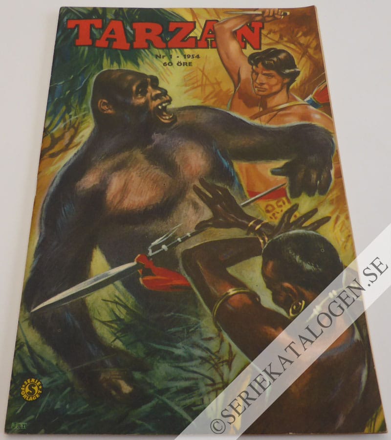 Framsida på Tarzan #1 (1954)