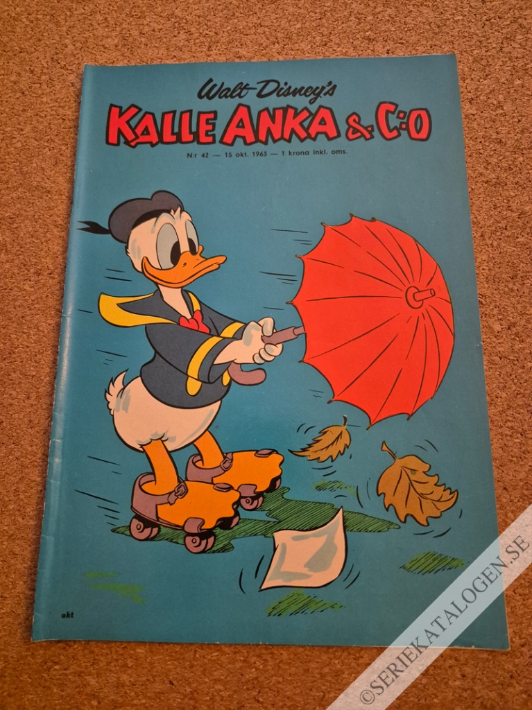 Framsida på Kalle Anka & C:o #42 (1963)