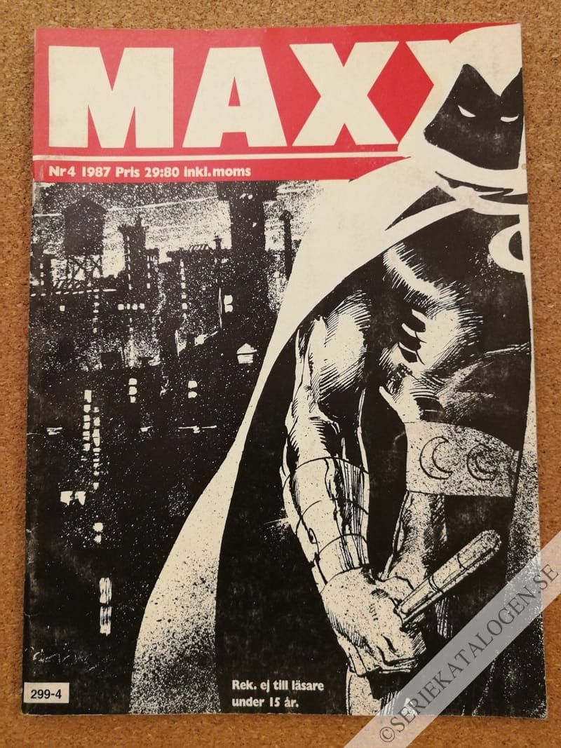 Framsida på Maxx #4 (1987)