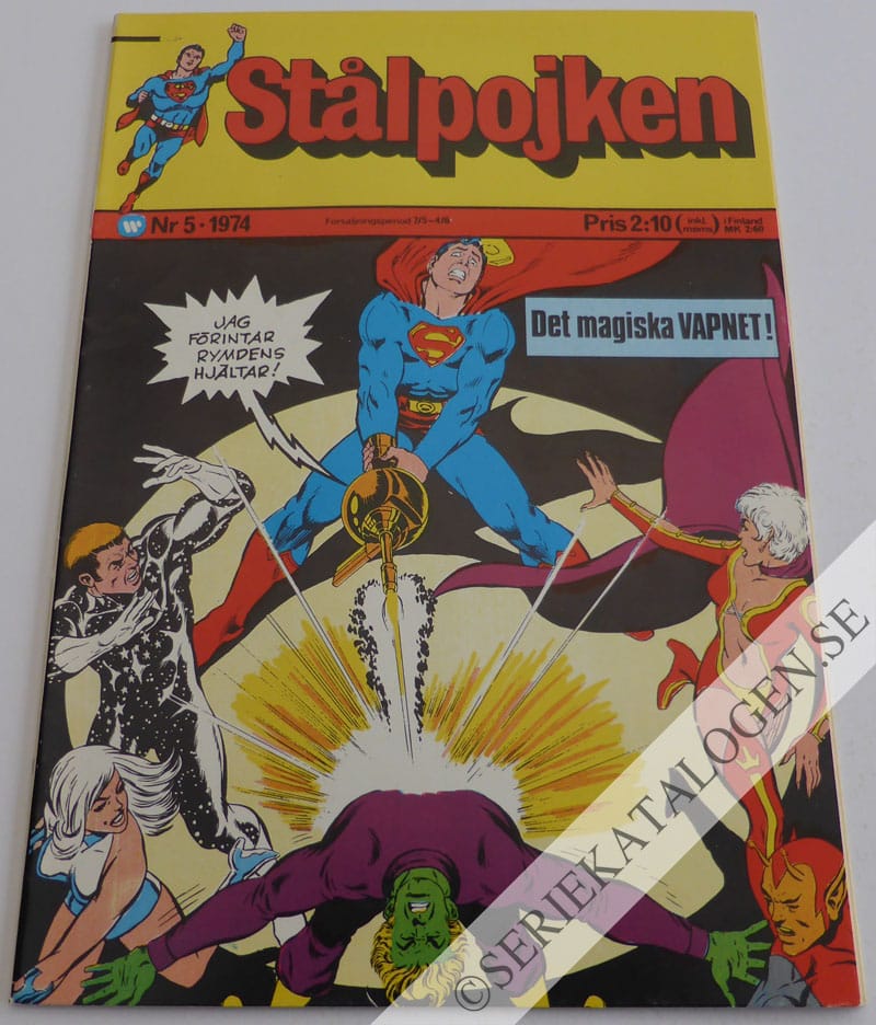 Framsida på Stålpojken #5 (1974)