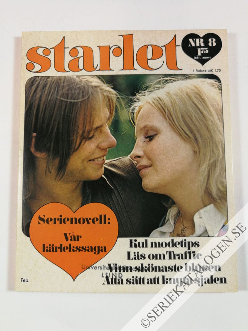Framsida på Starlet #8 (1972)