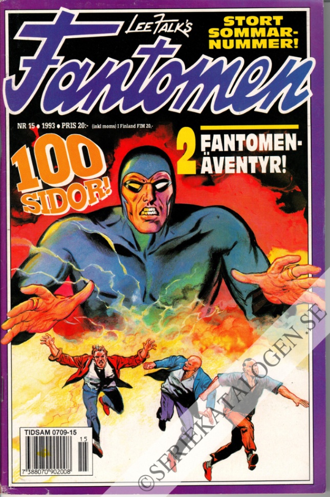 Framsida på Fantomen #15 (1993)