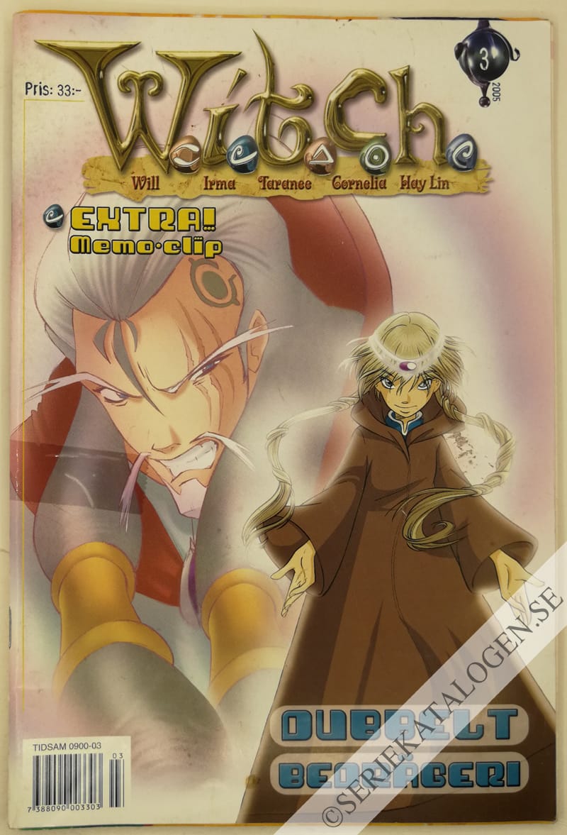 Framsida på W.i.t.c.h. #3 - Dubbelt bedrägeri (2005)