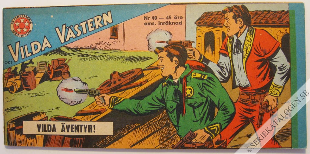 Framsida på Vilda Västern #40 (1966)