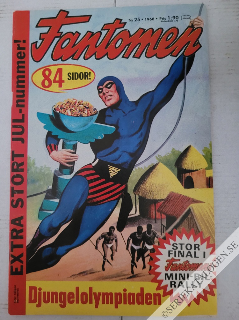 Framsida på Fantomen #25 (1968)