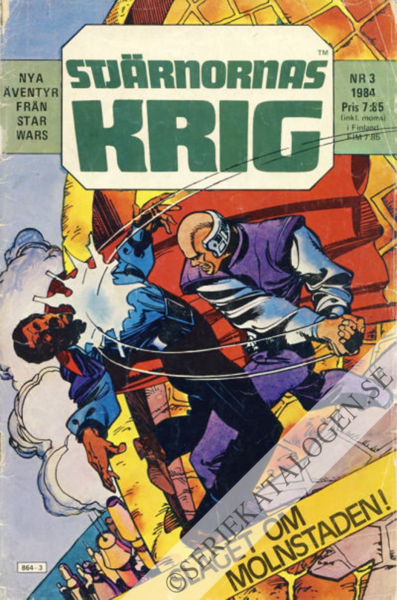 Framsida på Stjärnornas krig #3 (1984)