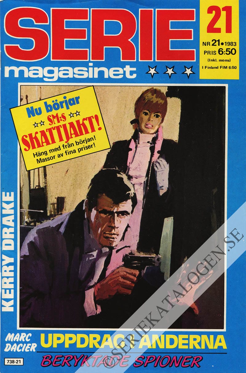Framsida på Seriemagasinet #21 (1983)