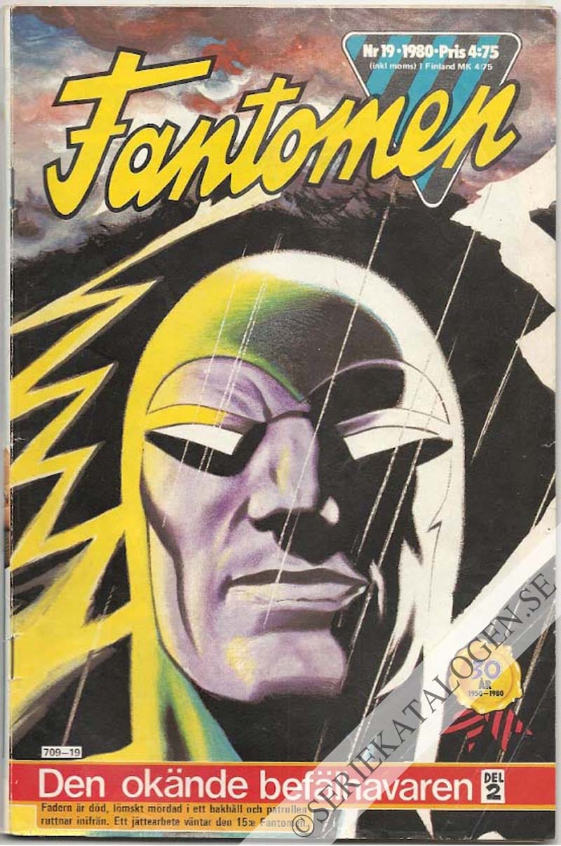 Framsida på Fantomen #19 (1980)