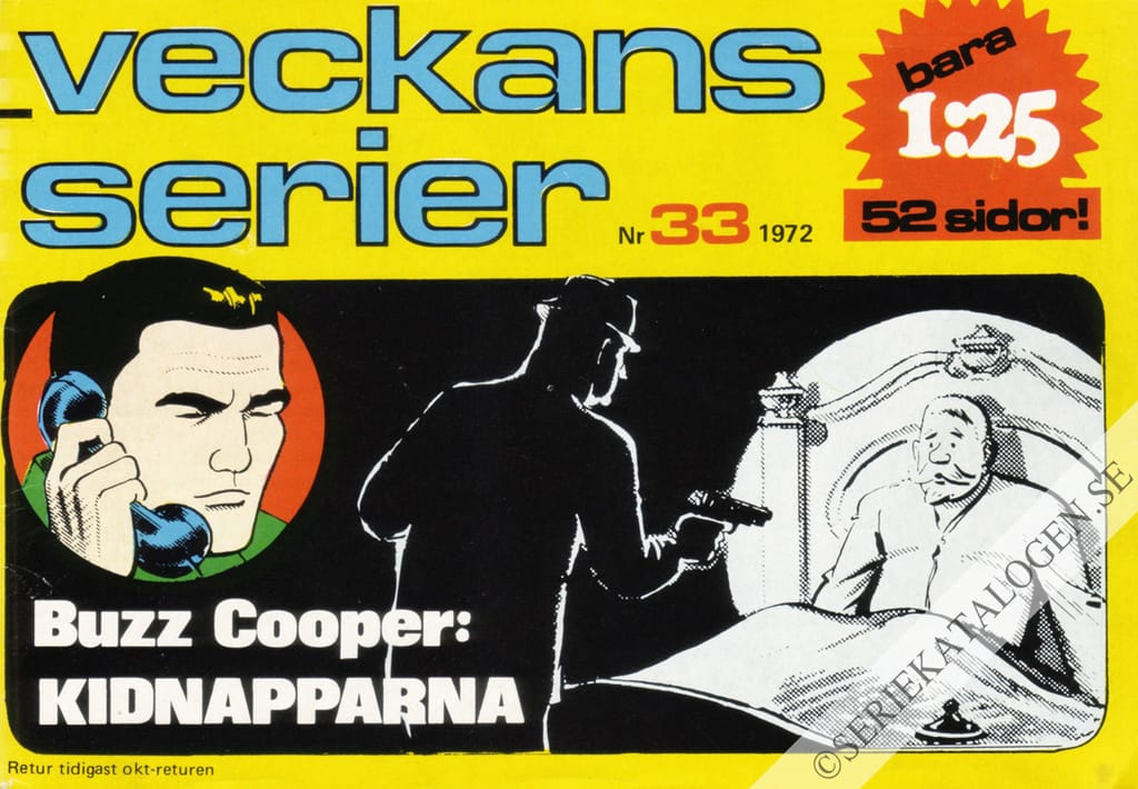 Framsida på Veckans serier #33 (1972)