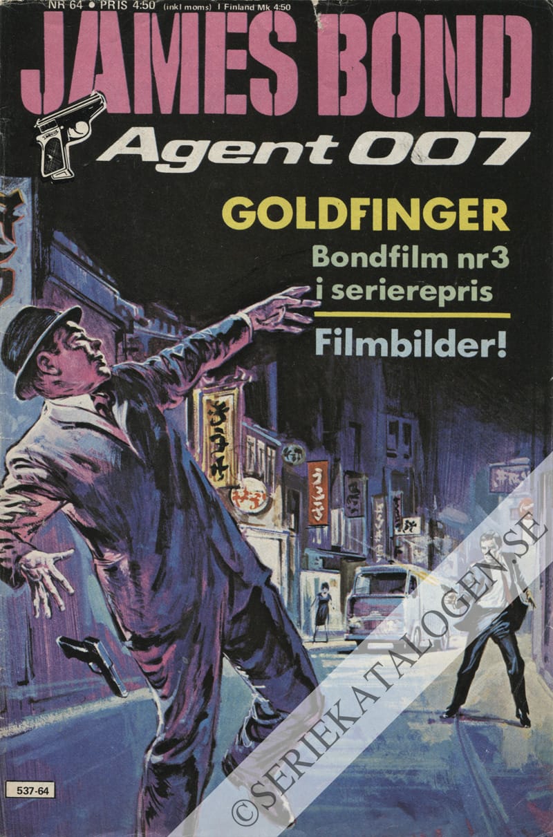 Framsida på James Bond agent 007 #64 (1980)