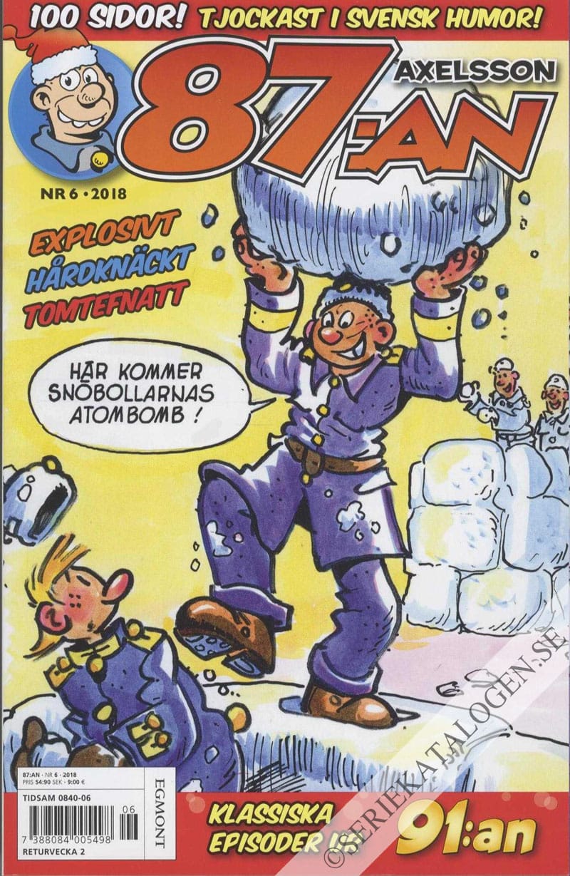 Framsida på 87:an Axelsson #6 (2018)