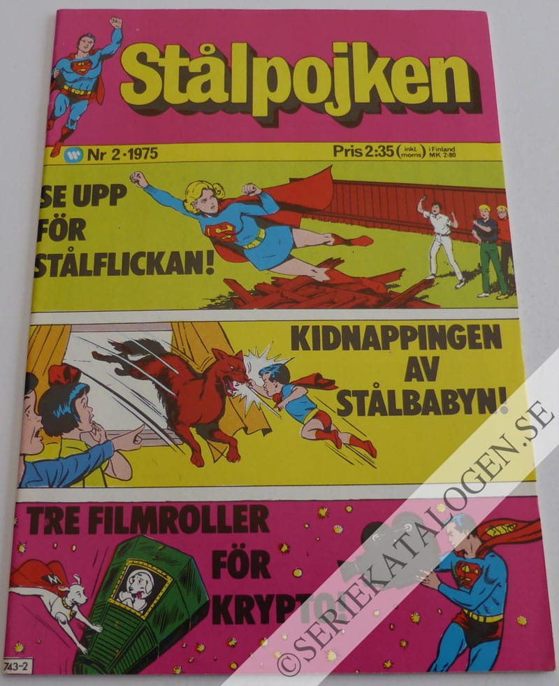 Framsida på Stålpojken #2 (1975)
