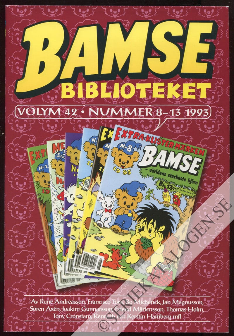 Framsida på Bamsebiblioteket #42 (2011)