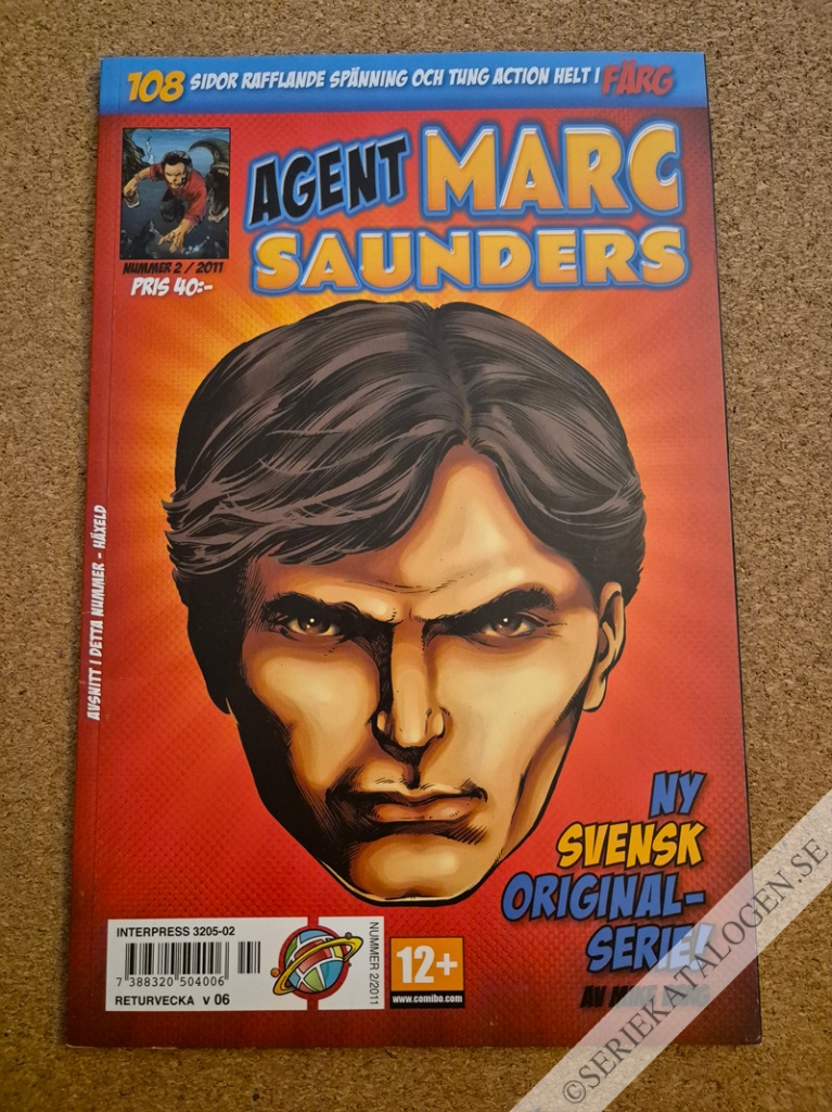 Framsida på Agent Marc Saunders #2 (2011)