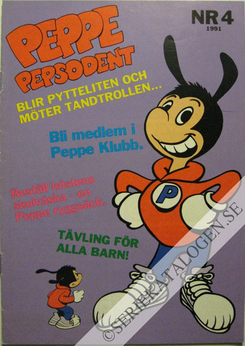 Framsida på Peppe Pepsodent #4 (1991)