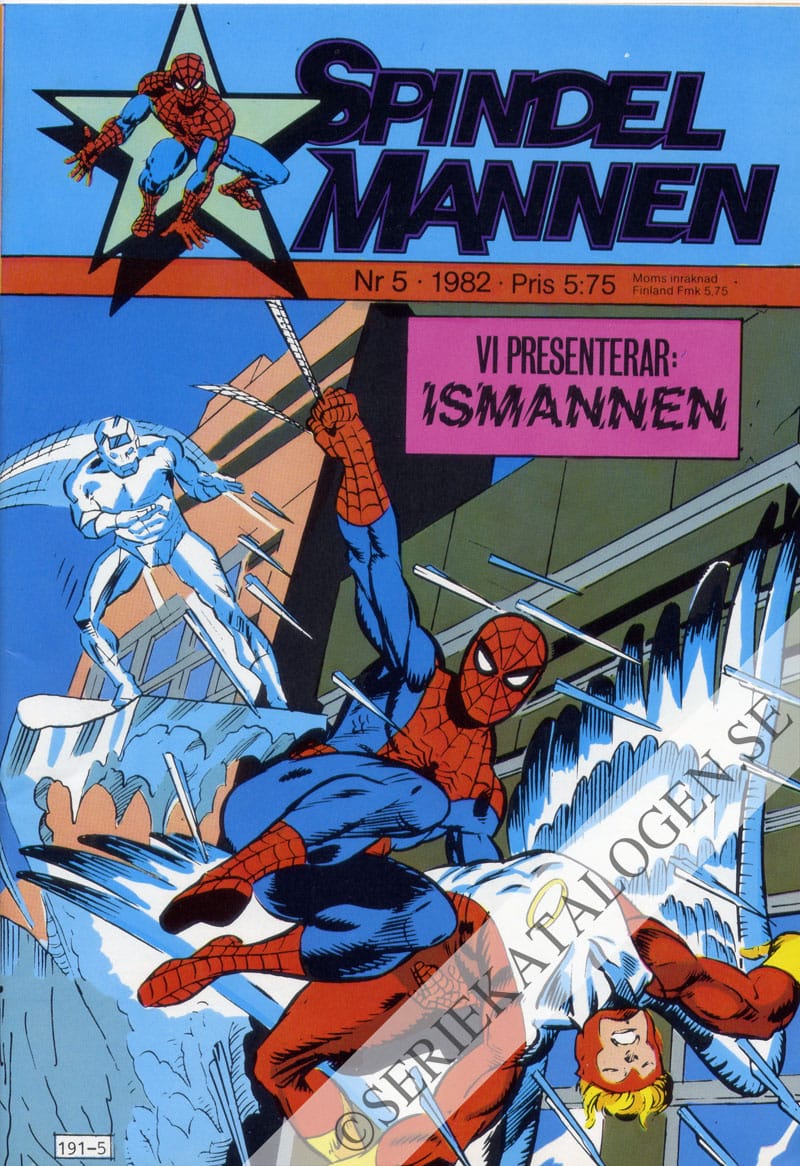 Framsida på Spindelmannen #5 (1982)