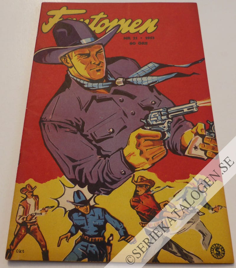 Framsida på Fantomen #21 (1953)