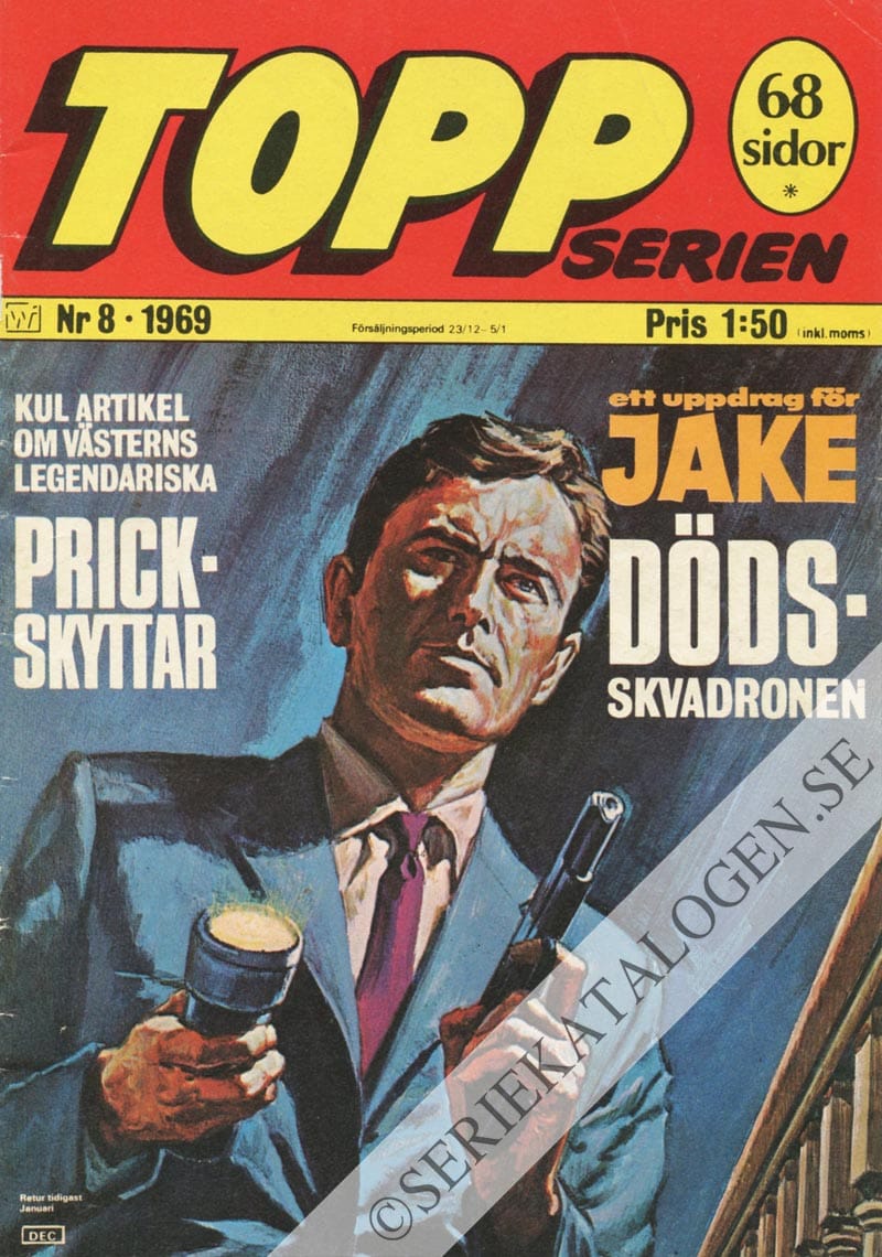 Framsida på Toppserien #8 (1969)