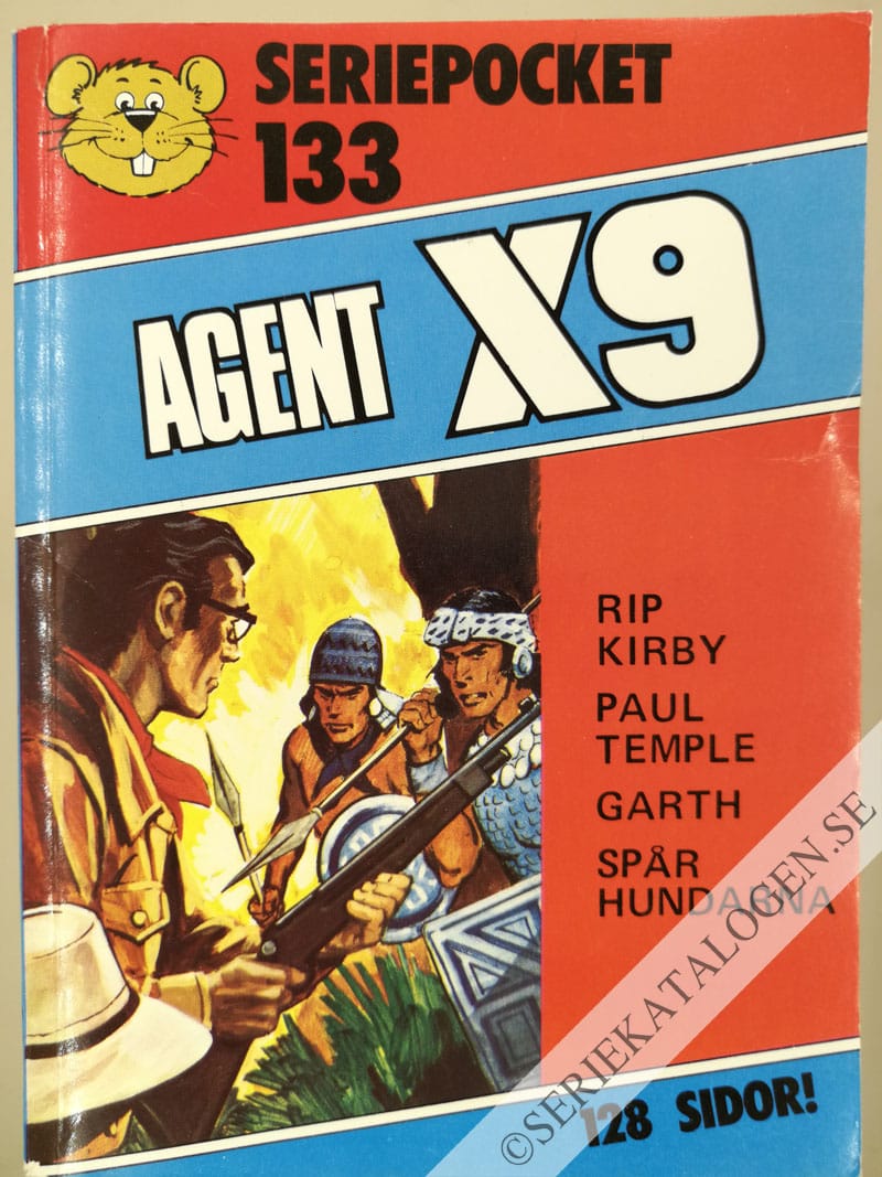 Framsida på Seriepocket #133 - Agent X9 (1983)