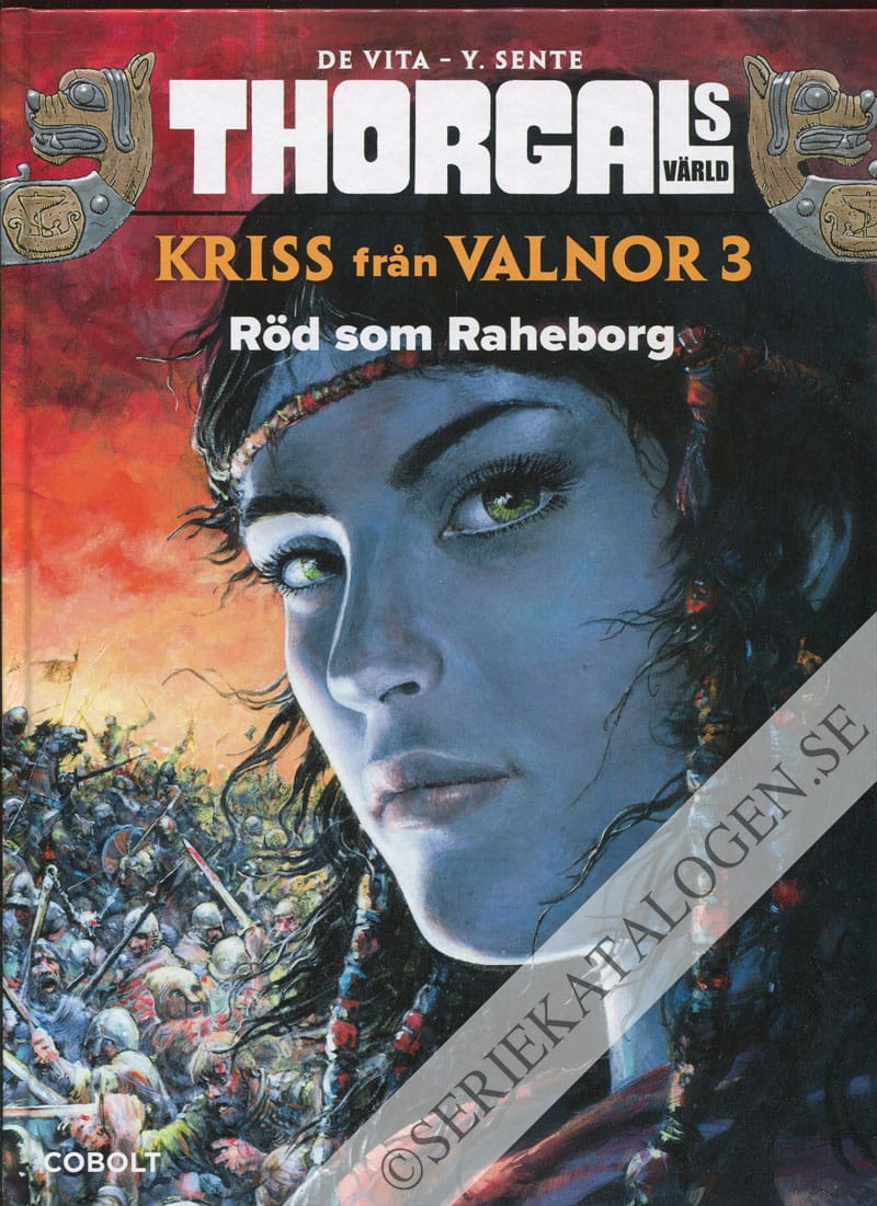 Framsida på Thorgals värld Röd som Raheborg (2019)