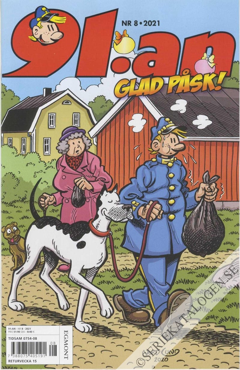 Framsida på 91:an #8 (2021)