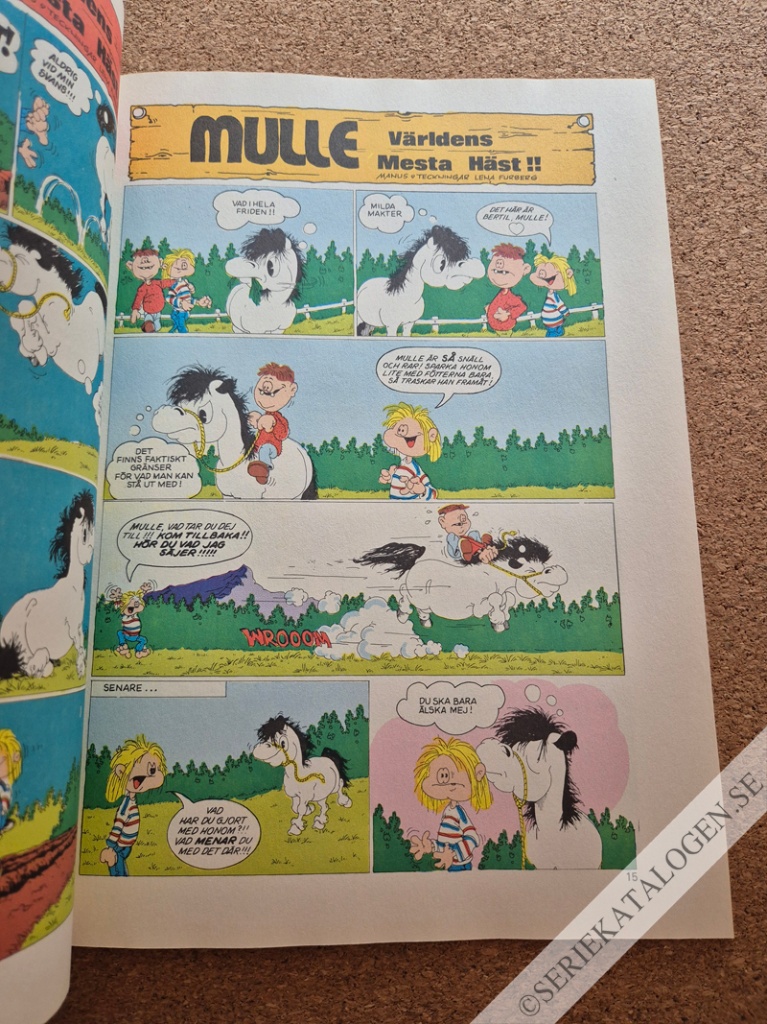 Exempel på Jag Mulle - Allt det bästa om världens mesta häst! (1984)