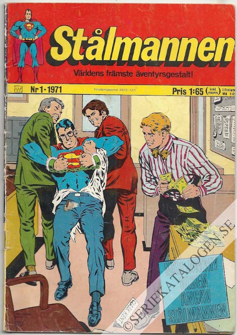 Framsida på Stålmannen #1 (1971)