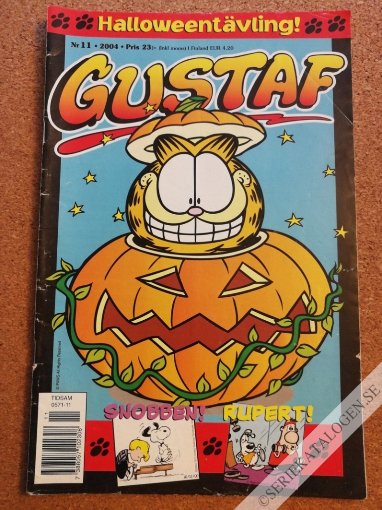 Framsida på Gustaf #11 (2004)