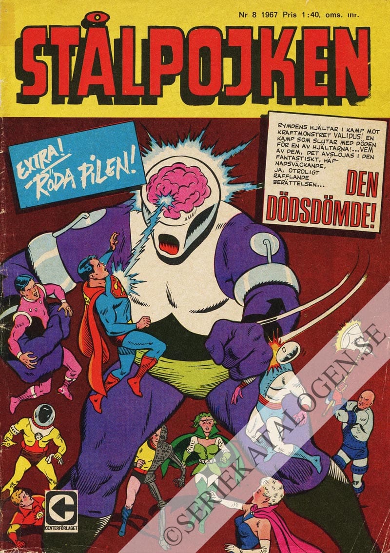 Framsida på Stålpojken #8 (1967)