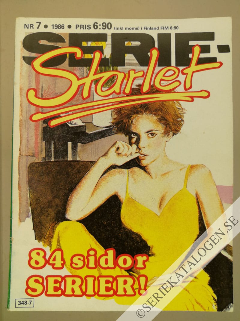 Framsida på Seriestarlet #7 (1986)