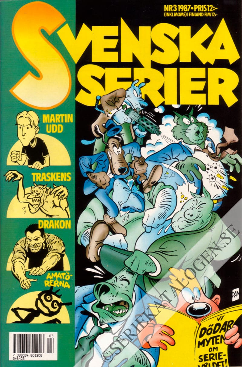Framsida på Svenska serier #3 (1987)
