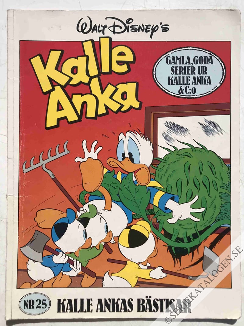 Framsida på Kalle Ankas bästisar #25 (1987)
