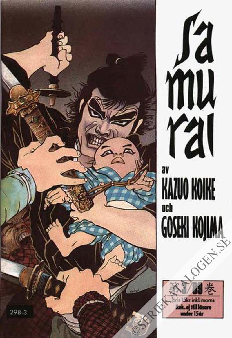 Framsida på Samurai #3 (1989)