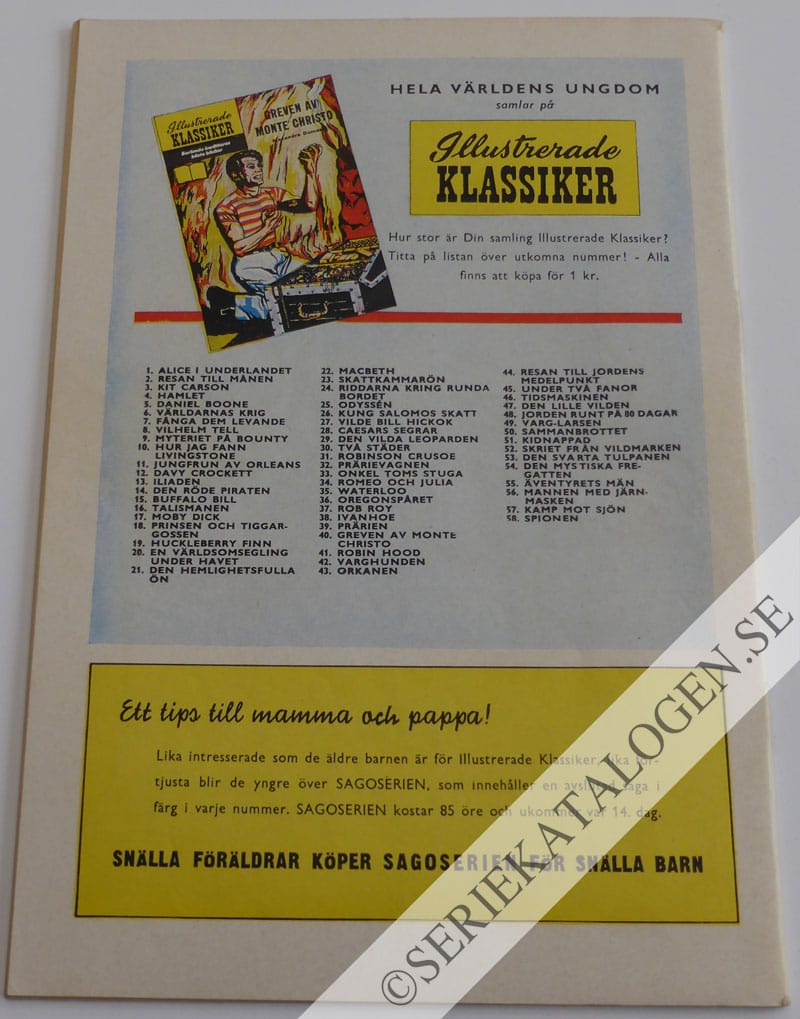 Baksida på Äventyrets män (1958)