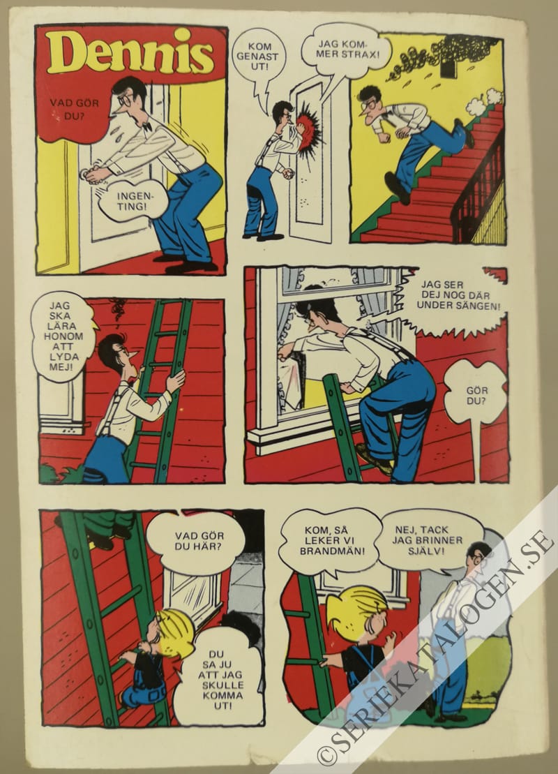 Baksida på Dennis lever rövare (1971)