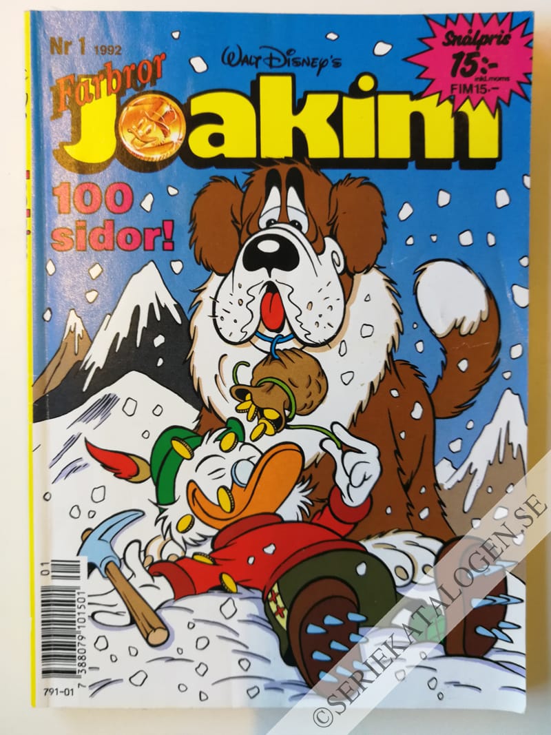 Framsida på Joakim #1 (1992)